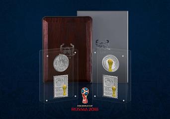تمبرینه و مدال ( سکه یادبود ) جام جهانی فوتبال روسیه تولید شد