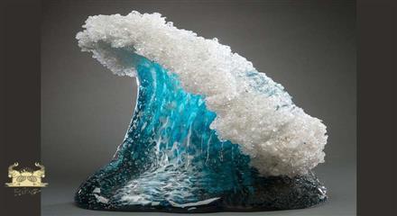 امواج دریا از جنس شیشه