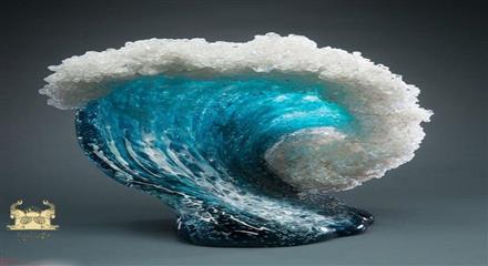 امواج دریا از جنس شیشه