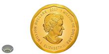 سکه یادبود ملکه الیزابت دوم از جنس طلا