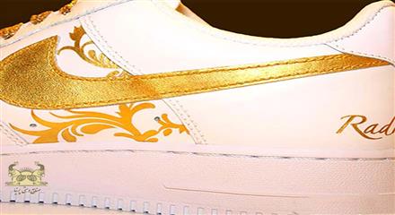 کفش طلای 24 عیار زنانه هدیه تولید